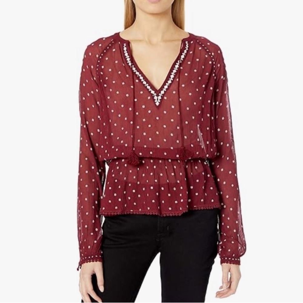 PAIGE Arabeth Blouse; Size Medium